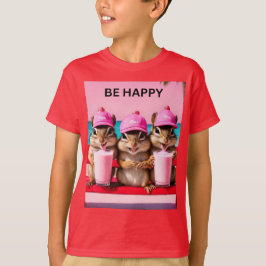 Camiseta Esquilos felizes