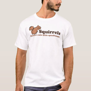 Camiseta Esquilos - o Speedbumps pequeno bonito da natureza