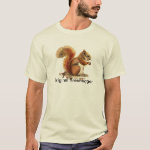 Camiseta Esquilos são o Humor Original dos Treehuggers