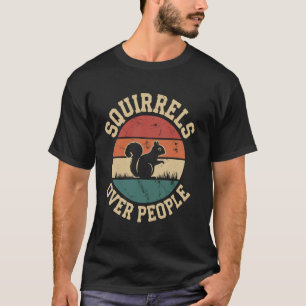 Camiseta Esquilos Sobre Pessoas Esquilo Engraçado Animal