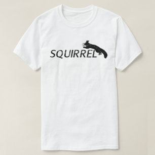 Camiseta esquilos voadores engraçados