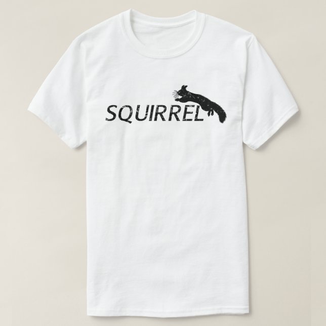 Camiseta esquilos voadores engraçados (Frente do Design)
