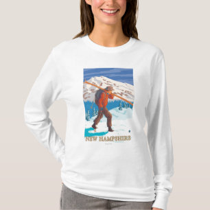 Camiseta Esquis novos do carregando de HampshireSkier