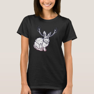 Camiseta Esquisito Antelabbit Coelho Cuto Gráfico Animal