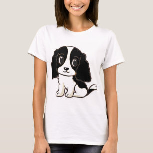 Camiseta ess black white cartoon