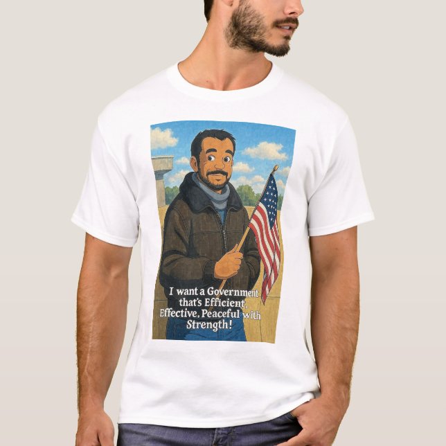 Camiseta Essa é a América que eu quero! (Frente)