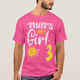 Camiseta Essa É A Minha Garota De Voleibol 3