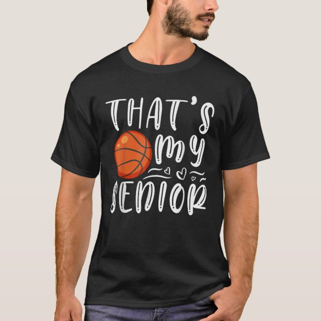 Camiseta Essa é a minha Mais velho de basquete mãe Irmã Pai (Frente)