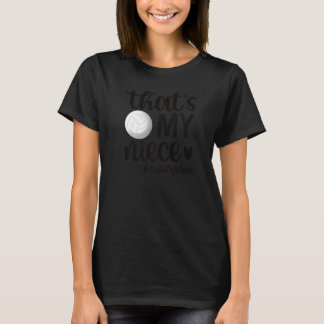 Camiseta Essa é a minha sobrinha orgulhosa, tia de voleibol