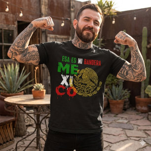 Camiseta Essa é Minha Bandeira Bandeira do México 