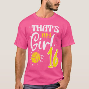 Camiseta Essa É Minha Garota De Voleibol 16