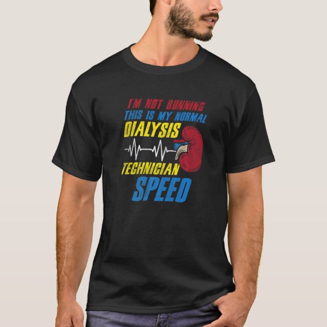 Camiseta Essa É Minha Velocidade Normal de Técnico de Diáli (Frente)
