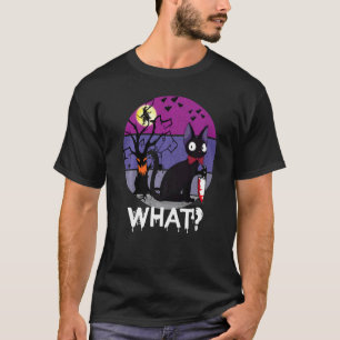 Camiseta Essa É Uma Ideia Horrível Que Hora Gato Assustador