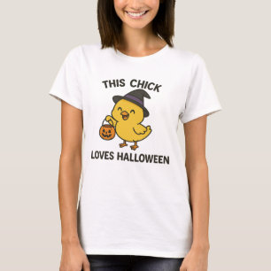 Camiseta Essa Franga Ama o Halloween Divertido