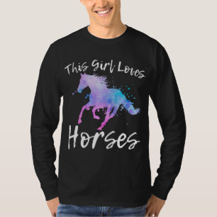 Camiseta ESSA GAROTA ADORA CAVALOS A Jovem Equestre