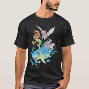 Camiseta essa garota adora pescar com o pai