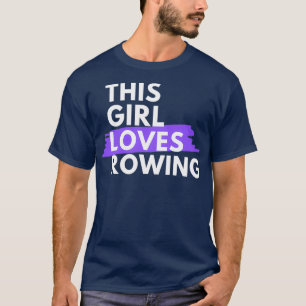 Camiseta Essa garota adora remar