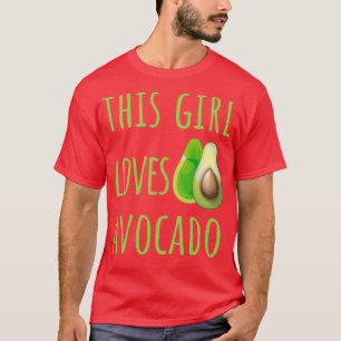 Camiseta essa garota ama abacate legal