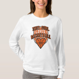 Camiseta essa garota ama basquete
