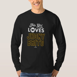 Camiseta Essa Garota Ama Jhony Brito San Diego Baseball MLB