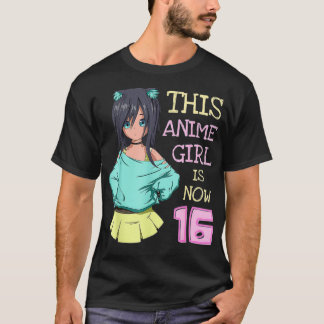 Camiseta Essa Garota De Anime Tem 16 Anos