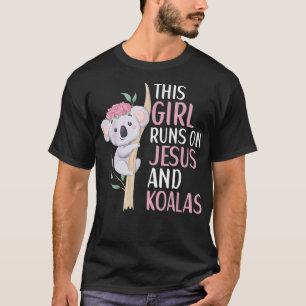 Camiseta Essa Garota Funciona Com Jesus E O Amor Do Urso Ko