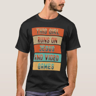 Camiseta Essa Garota Funciona Com Jesus E Videos games, Gam