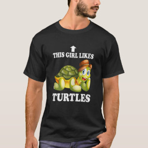 Camiseta Essa Garota Gosta de Tartarugas Água Doce Tartarug