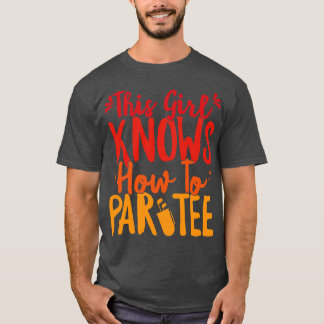 Camiseta Essa Garota Sabe Como Par O Golfe De Festa Engraça
