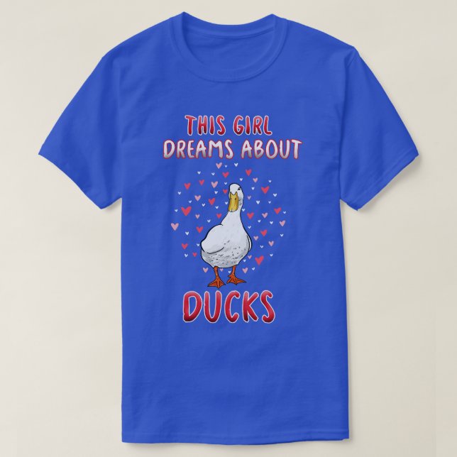 Camiseta Essa Garota Sonha Com Patos (Frente do Design)