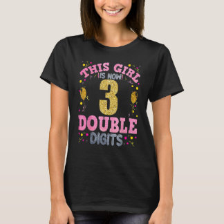 Camiseta Essa Garota Tem 3 Anos E É Minha aniversário de 3