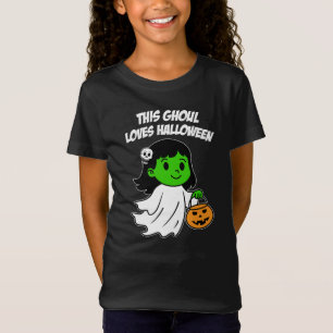 Camiseta Essa Ghoul ama a garota das bruxas