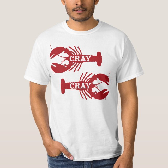Camiseta Essa lagosta de Cray Cray crustácea (Frente)