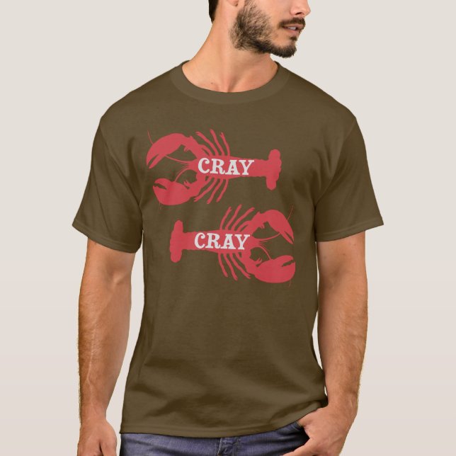 Camiseta Essa lagosta de Cray Cray crustácea (Frente)