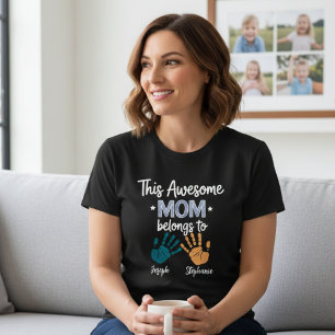 Camiseta Essa Mãe Incrível Pertence aos Nomes da Família da