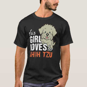 Camiseta Essa Menina Ama Seu Shih Tzu