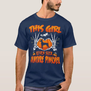 Camiseta Essa Menina Ama Sua Miniatura Cachorro Cachorro