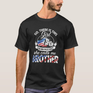 Camiseta Essa Menina Que Meio Que Roubou Meu Coração Ela Me