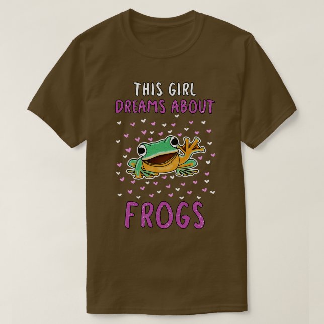 Camiseta Essa Menina Sonha Com Sapos (Frente do Design)