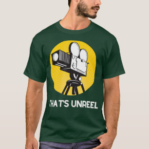 Camiseta Essa Unreel para cineastas e fãs de filmes