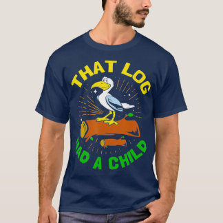 Camiseta Esse Diário Tinha Um Seagull Engraçado Para Crianç