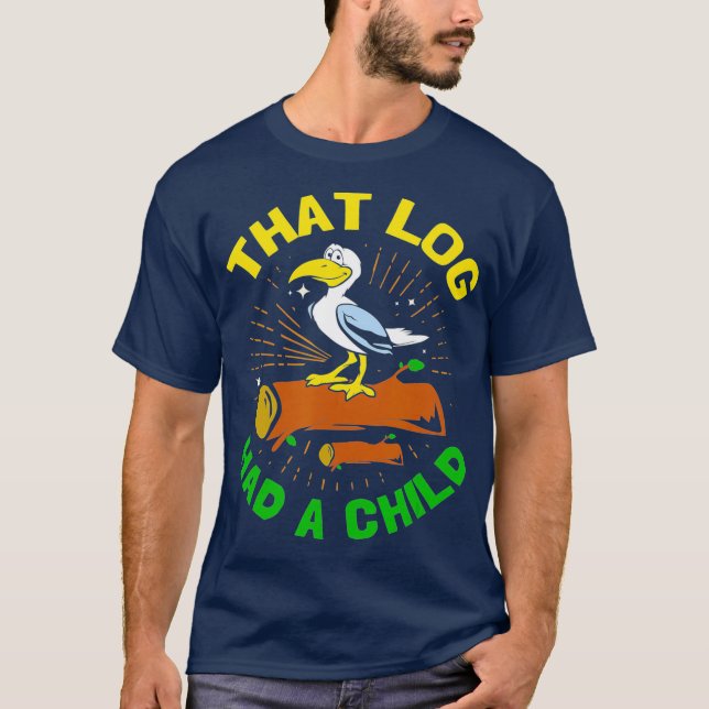 Camiseta Esse Diário Tinha Um Seagull Engraçado Para Crianç (Frente)