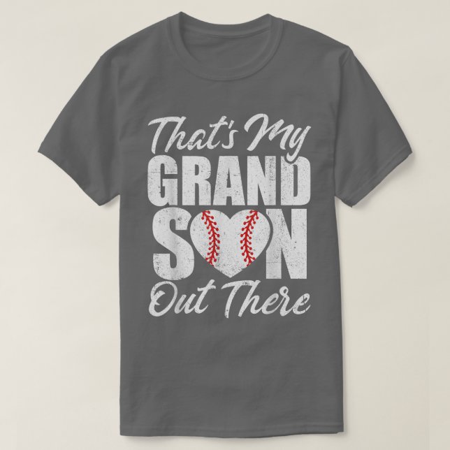 Camiseta Esse É Meu Avô Lá Fora, Avó Baseball Grand (Frente do Design)