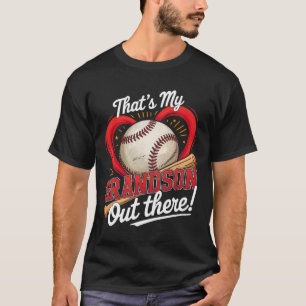 Camiseta Esse É Meu Avô Lá Fora Baseball Avó Baseb