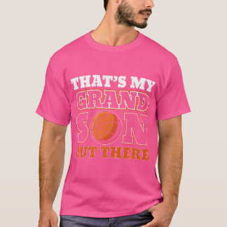 Camiseta Esse É Meu Avô Lá Fora, Basquete Para O Avô.