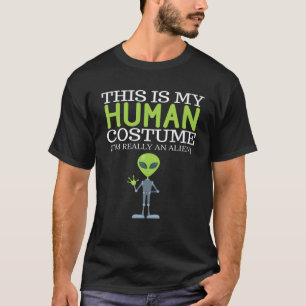 Camiseta Esse É Meu Disfarce De Humano Na Verdade Eu Sou Um