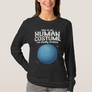 Camiseta Esse É Meu Disfarce Humano Na Verdade Sou Urano