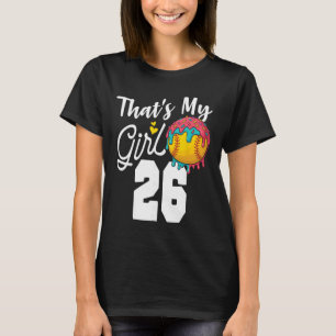 Camiseta Esse é Meu Menino Softll 26 Número Mãe Pai Número 