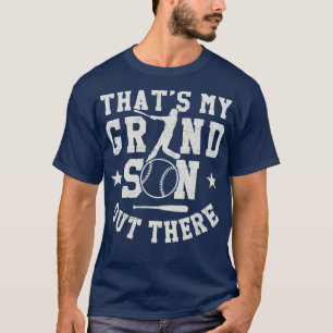 Camiseta Esse é meu neto lá fora no beisebol 1