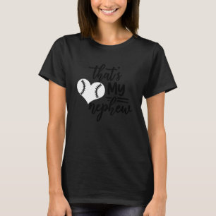 Camiseta Esse é meu sobrinho lá fora, beisebol 1